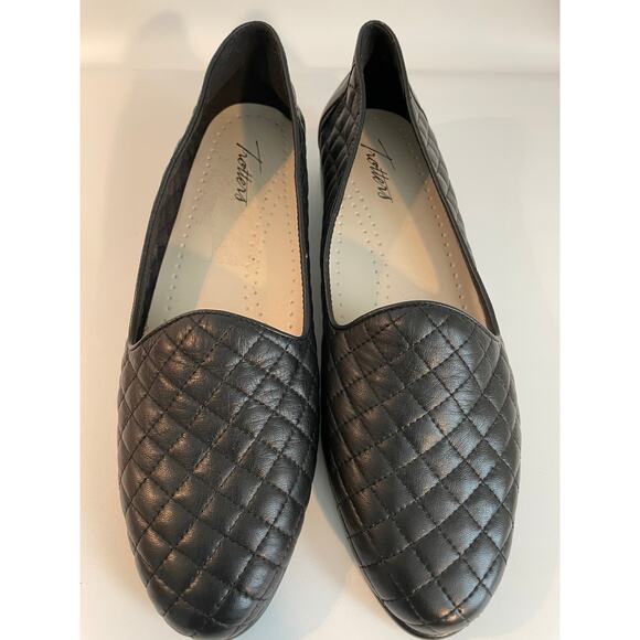 Trotters "Liz" Style Black woven loafer SZ 8 - Picture 11 of 13